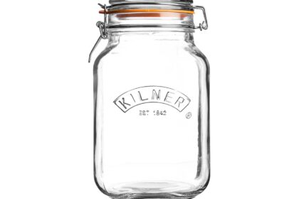 KILNER Vorratsglas "Quadratisch" mit Bügelverschluss 1,5 l