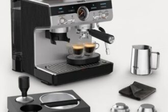 Krups Precision manuelle Siebträgermaschine mit Mahlwerk