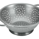 Metaltex Standsieb ø 24 cm aus Edelstahl, groblöchrig