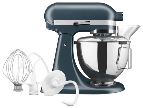 KitchenAid Küchenmaschine 5KSM95PSEBS, Blau Edelstahl 4,3