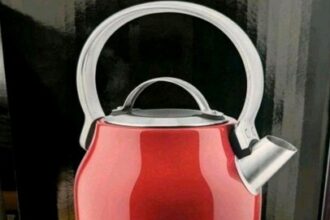 KitchenAid Wasserkocher Rot Retro Design Kitchen