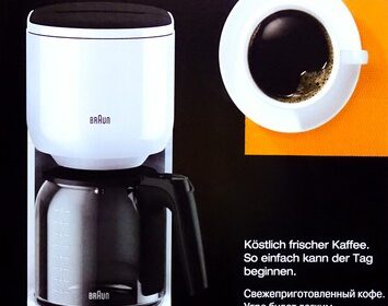 Braun Kaffeemaschine PurEase 10 Tassen weiß