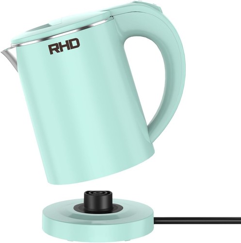 Reise-Wasserkocher 0,5L 600W Edelstahl Grün BPA-frei