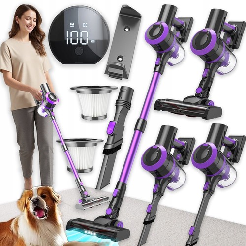 Akku staubsauger,30000Pa Staubsauger Kabellos,Staubsauger,55 Min, 4