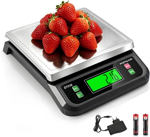 Küchenwaage Digital 40kg LCD-Display mit Tara-Funktion