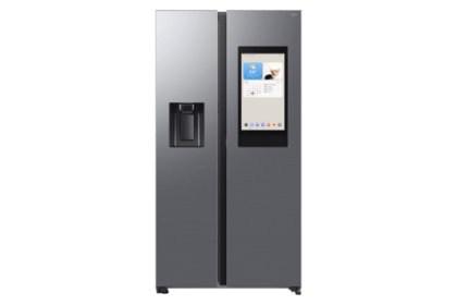 Samsung Family Hub™ RS97F Side by Side mit View Inside und Wassertank, EEK: E, 614 L Edelstahl