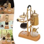 Glassiphon Kaffeemaschine 4 Tassen Siphon Kaffeemaschine