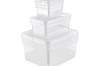keeeper 8er-Set Aufbewahrungsbox "Bea" 3 x 1,7 l, 2 x 5,5 l, 3 x 18 l, transparent