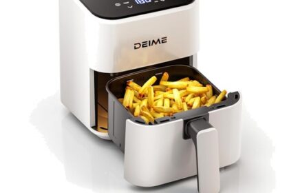Heißluftfritteuse 2,5L Airfryer digital klein kompakt