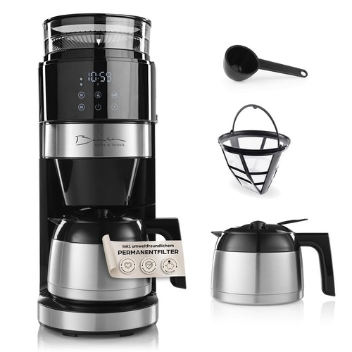 Barista Filterkaffeemaschine mit verstellbarem Mahlwerk Pro