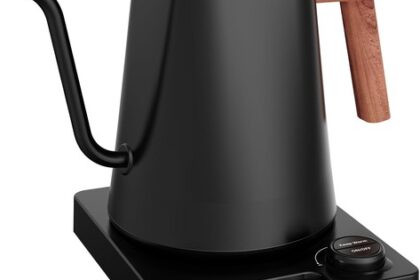 Vmotal Schwanenhals Wasserkocher 1L Edelstahl 1200W