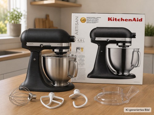 KitchenAid Artisan 4,8 L Küchenmaschine 5KSM185PSEBK