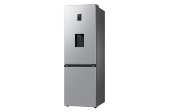 Samsung Kühl-Gefrierkombination mit Wasserspender, 185 cm, AI Energy Mode und No Frost+, EEK: C, 341 L Silber