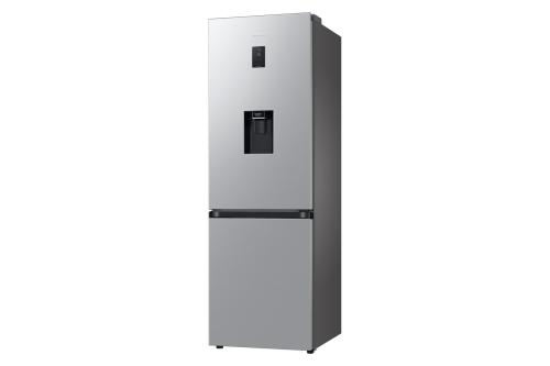 Samsung Kühl-Gefrierkombination mit Wasserspender, 185 cm, AI Energy Mode und No Frost+, EEK: C, 341 L Silber