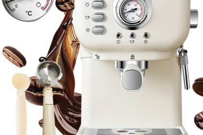 Espresso Maschine Kaffeemaschine Milchaufschäumer Siebträger 1.5L